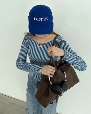 Suede shoulder bag