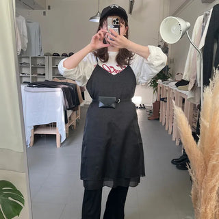 Polka Dot Layered Dress
