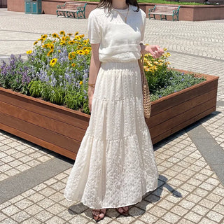Punched Simple Summer Knit