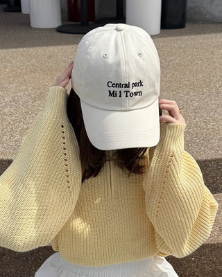 TOWN Lettering Ball Cap