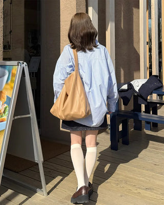 Loose-fit striped shirt