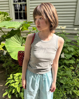 Horse print sleeveless top