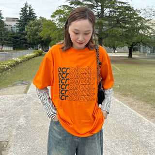 (Unisex) acr Lettering T-shirt