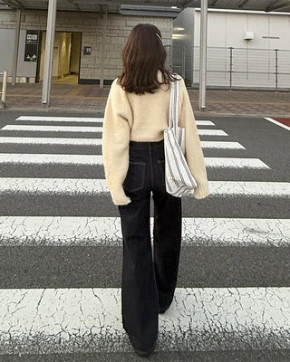 Bouclé Raglan Sleeve Cardigan