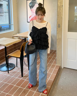 Simple long-sleeved T-shirt