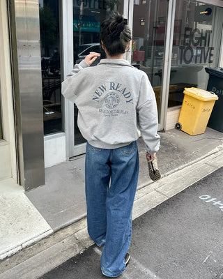 1990 Logo Half Sweatshirt