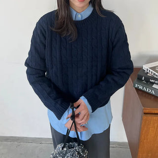 Round Cable Knit