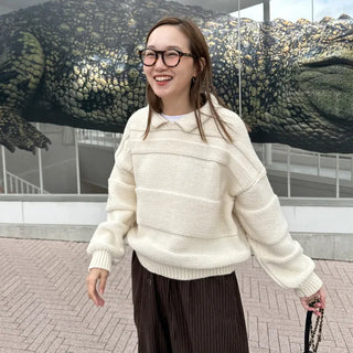 Color patchwork knit