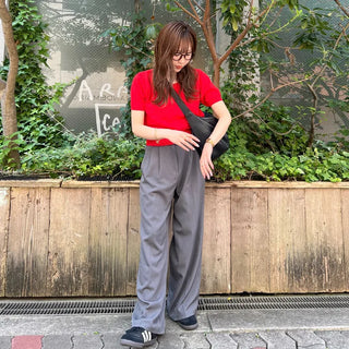 Center-creased slacks