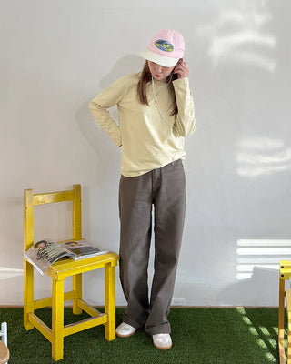 Embroidered Point Ball Cap