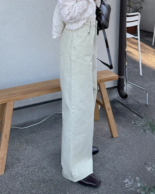 Basic wide-leg pants