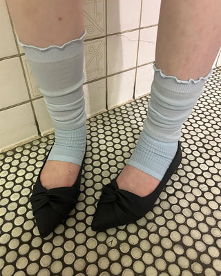 See-through high-leg warmer