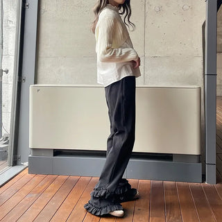 Cropped Rib Knit