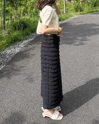 Asymmetrical Wrap Knit