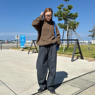 (Unisex) Openwork Round Knit