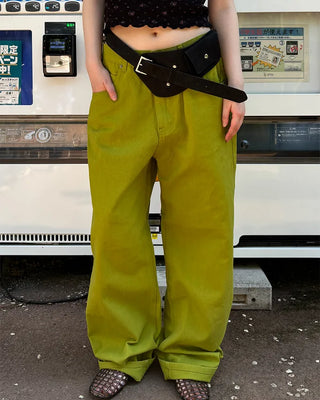 Colored cotton pants
