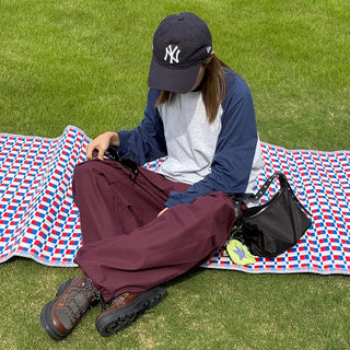 (Unisex) Parachute Wide Fit Cotton Pants