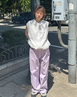 Colored cotton pants