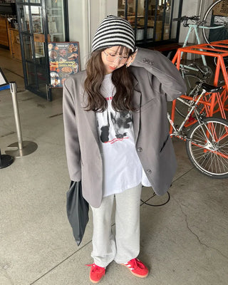 Slit Loose Fit T-Shirt