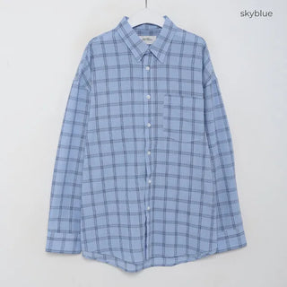 Seersucker overcheck shirt