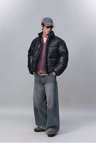[Monterest] 800FP Duck Down Stand Collar Puffer Jacket