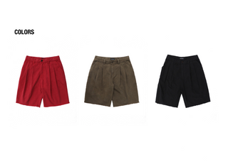 [MASONPRINCE] Double-Pleated Shorts