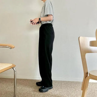 Pintuck Wide Banding Pants