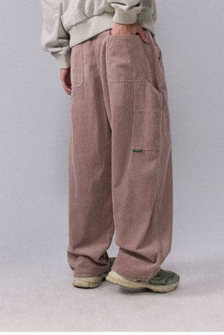 [Monterest] Washed Wide Wale Corduroy Work Pants