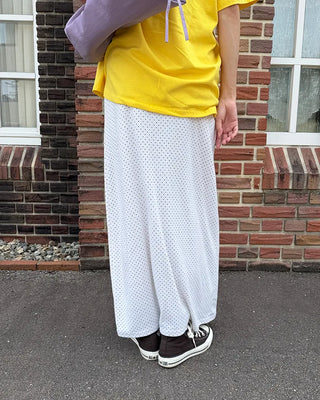 Pindot Easy Maxi Skirt