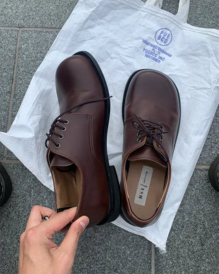 Wide derby shoes