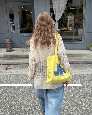 Loose-fitting openwork knit