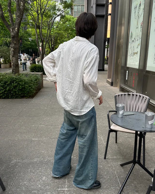 Linen striped shirt