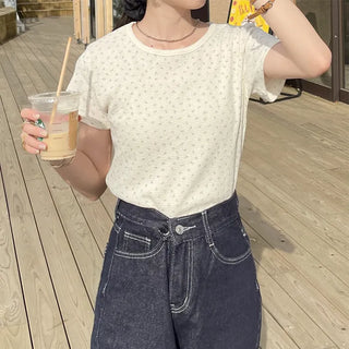 Flower Waffle T-shirt