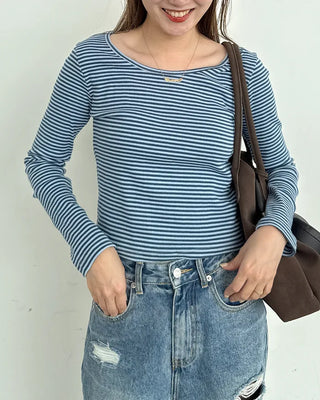 Striped slim T-shirt