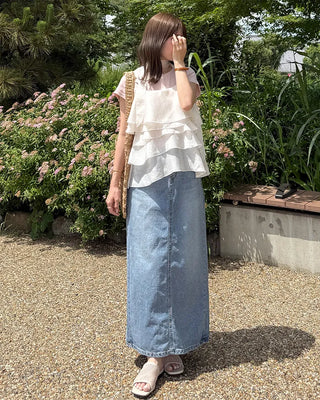 Muffler set Kankan sleeveless
