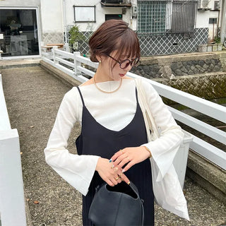 Boat neck knit