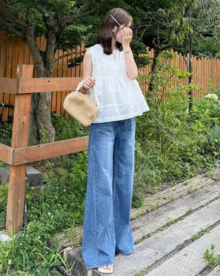 Flower Tiered Sleeveless Dress