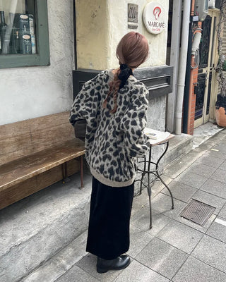 Velvet long skirt