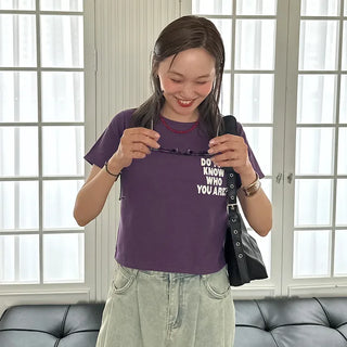 YOU ARE Lettering Short-Sleeve T-Shirt