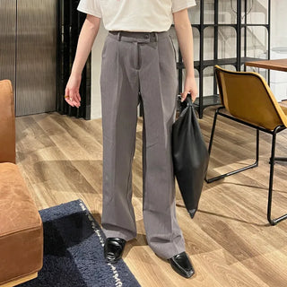 Pintuck slacks