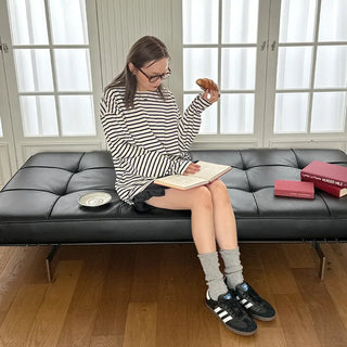 (Unisex) Striped Long-Sleeve T-Shirt