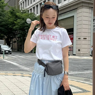 WAIT Lettering Short-Sleeve T-Shirt