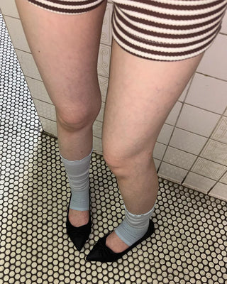 Front gathered pointed toe