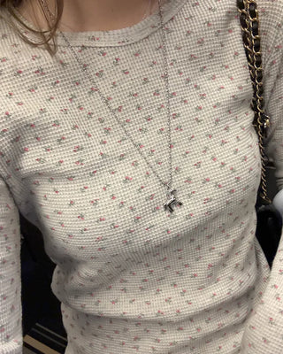 Flower Horse Necklace