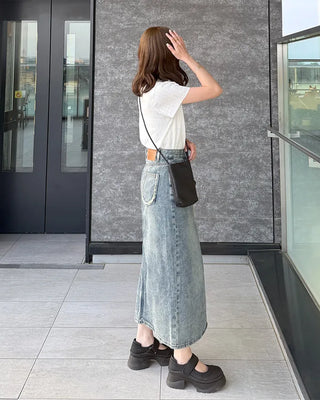 Perforated short-sleeved knit