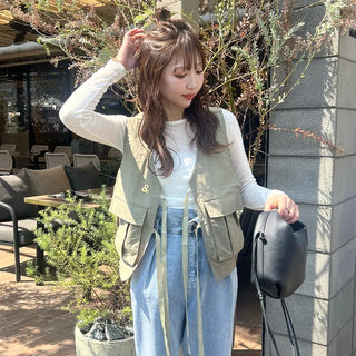 Round neck sheer long T-shirt