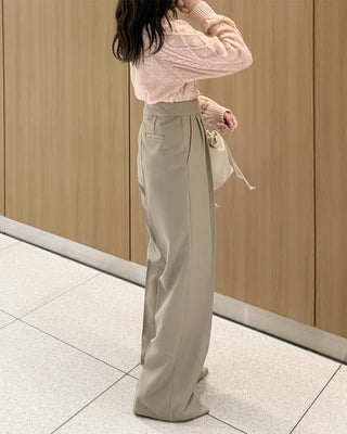 Ribbon string slacks