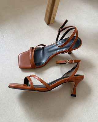 Square strap sandals