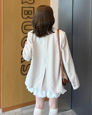 Two-button single-breasted jacket