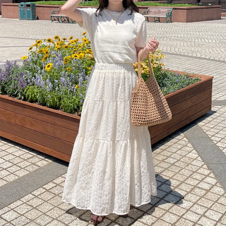 Punched Simple Summer Knit